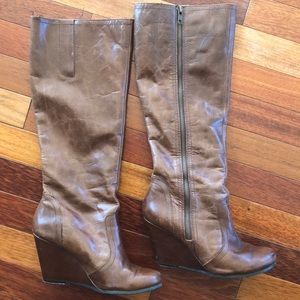 Brown ALDO knee high boots